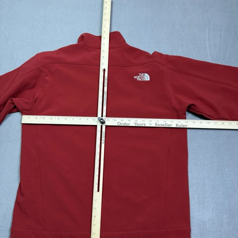 The North Face Apex Soft Shell Jacket Mens L Red Fleece Lined Gorpcore Woodsy